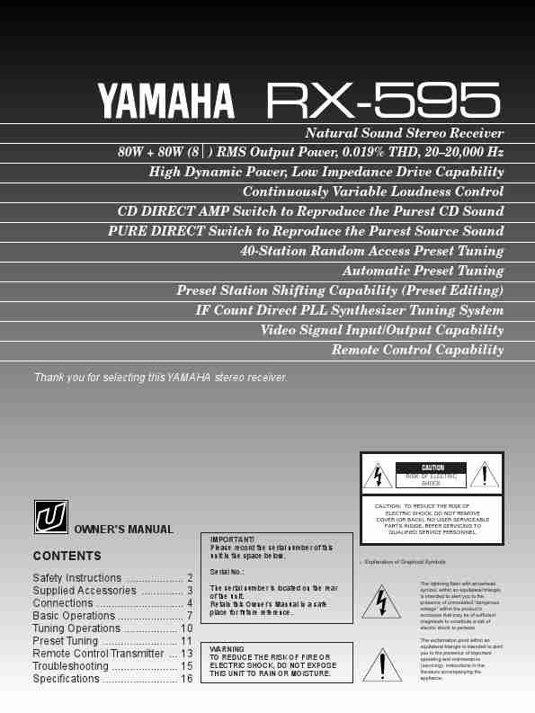Yamaha Stereo System RX-595-page_pdf